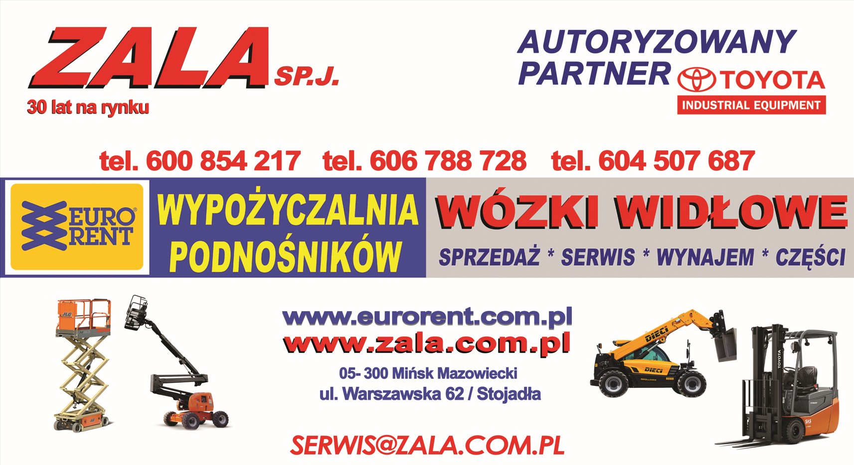 wózki widłowe Toyota MIŃSK MAZOWIECKI